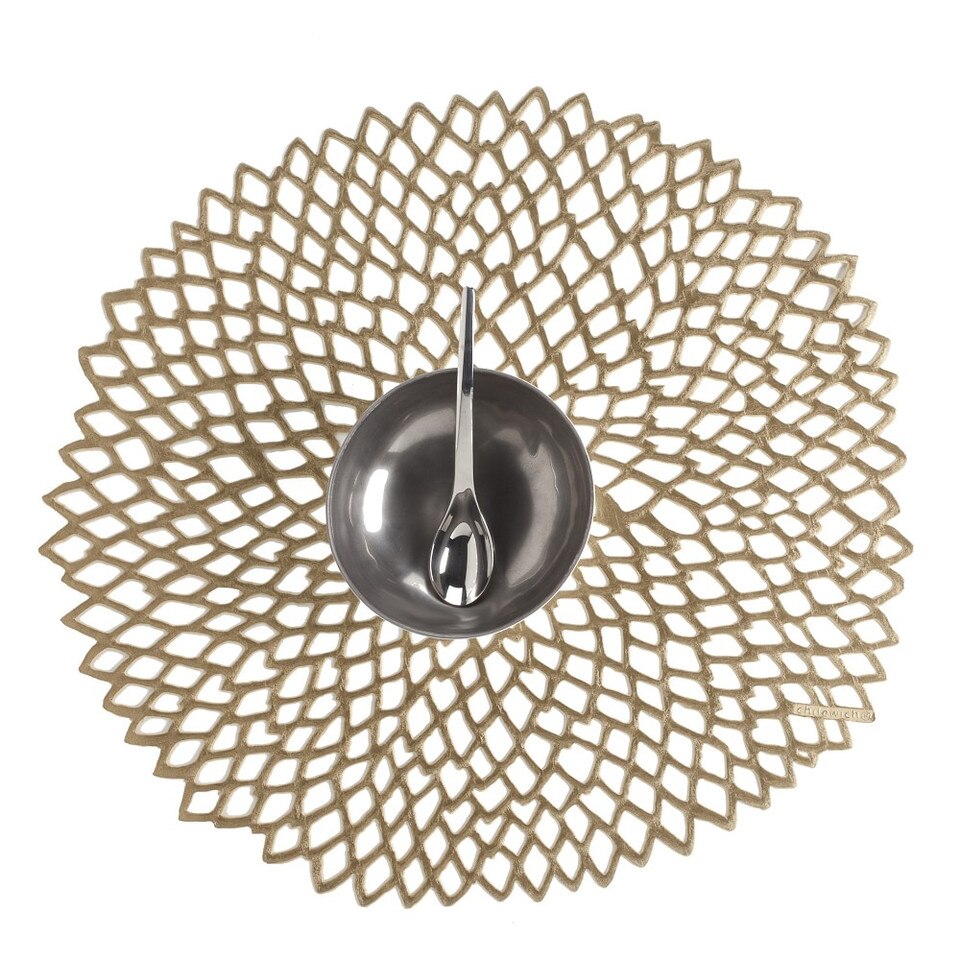 Chilewich Dahlia Brass Place Mat Williams Sonoma Australia